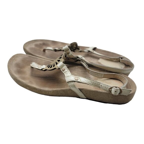 UGG Shoes Womens Size 10 Australia 1765 Slingback Thong leather sandals - Picture 7 of 12